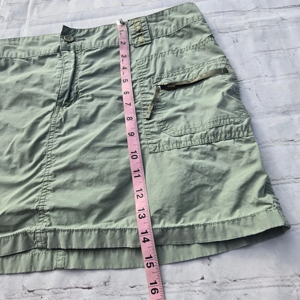 Vintage y2k cargo mini skirt army green low rise cyber fairy grunge Old Navy lg